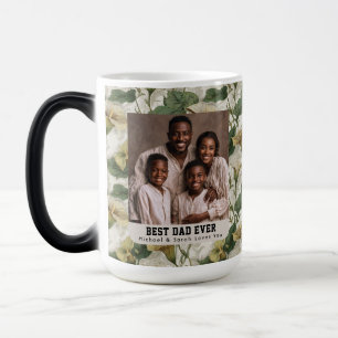 Mug Magic Bouquet de lys calla Meilleur papa chat Cadeau