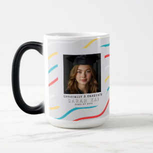 Mug Magic Cadeau de fin d'études garçons à motif rayé magnif