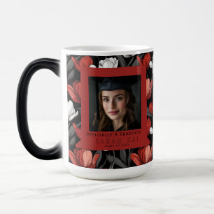 Mug Magic Cadeau de motif de tulipe gras pour diplômé