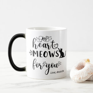 Mug Magic Cadeau personnalisé pour amateur de chats mignons