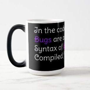 Mug Magic Cadeau pour Coders, Cadeau d'anniversaire pour les
