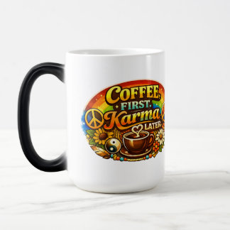 Mug Magic Café d'abord, karma plus tard