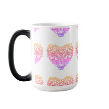 CANECA TRANSMUTAÇÃO - CORAÇÃO CORES SINGELAS