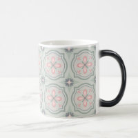 Carreaux Floraux Pastel Vert