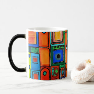 Mug Magic Carrés asymétriques Abstraits