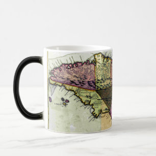 Mug Magic Carte vintage Jamaïque 1680