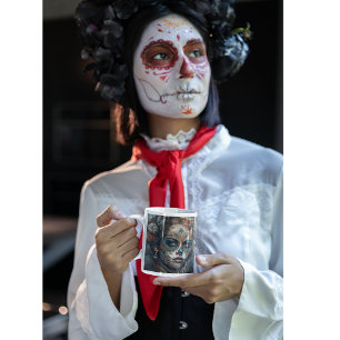 Mug Magic Catrina Azul