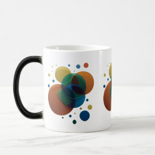 Mug Magic Cercles de chevauchement Retro Moderne - Morphage
