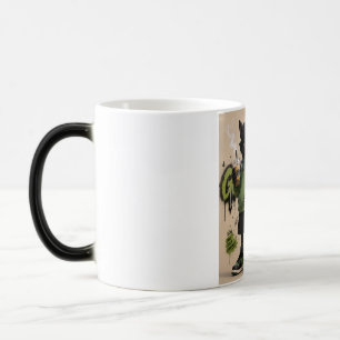 Mug Magic Chat Douce, Streetwear Urbain Mascotte Chat Noir D