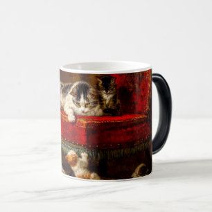 Mug Magic Chat et chatons Jouer avec chaise