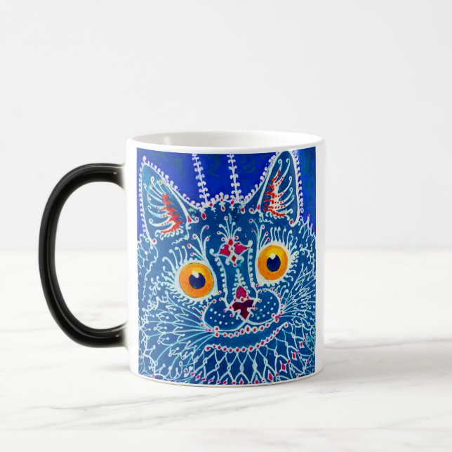 Mug Magic Chat gothique bleu (Gauche)