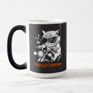 Mug Magic Chat motard - Motorcycle Catventure
