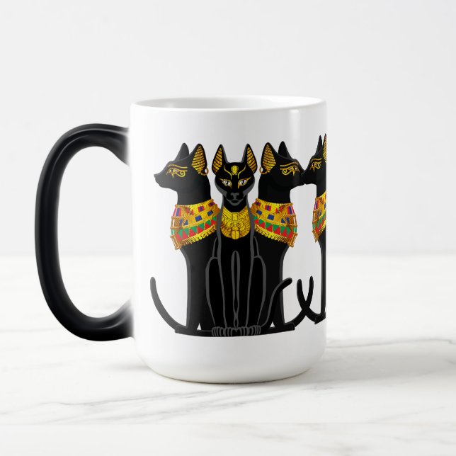 Mug Magic Chat noir pharaonique (Gauche)