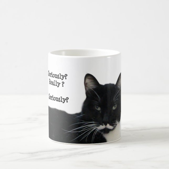 Mug Magic Chat Smoking Serieusement (Centre)