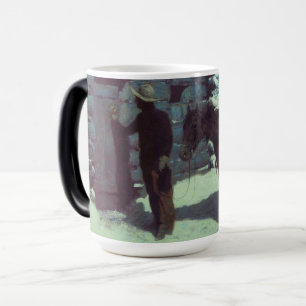 Mug Magic Cheval et Cowboy neige hivernale