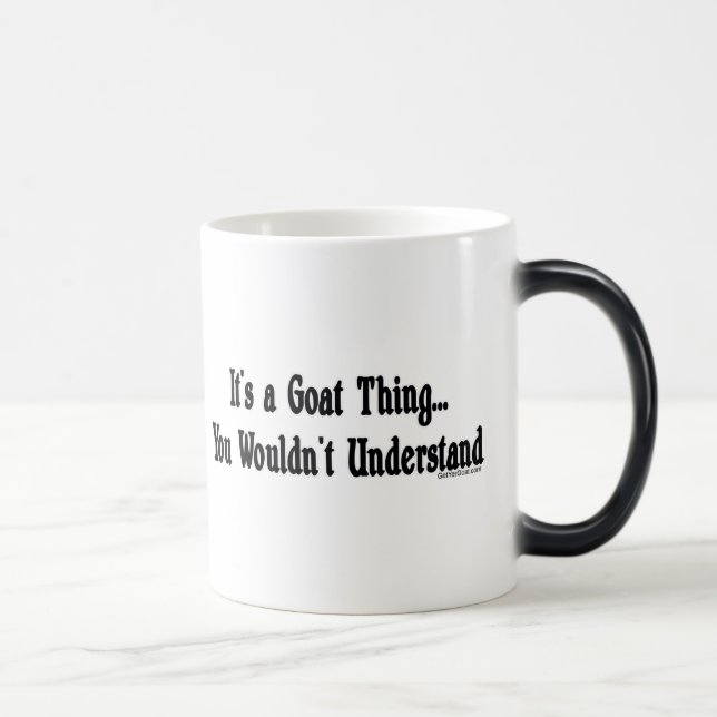 Mug Magic Chèvre, chèvre et boisson (Droite)