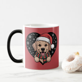 Mug Magic Chien de Noël Retriever doré - Chien de Noël