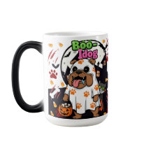 Chien d'Halloween "Boo Idog" Paw Éffrayant avec ch