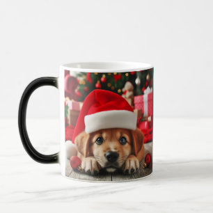 Mug Magic Chiot d'assistance de père Noël