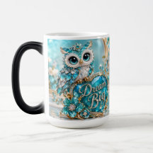 Chouette de cristal turquoise Rêve grand Design de