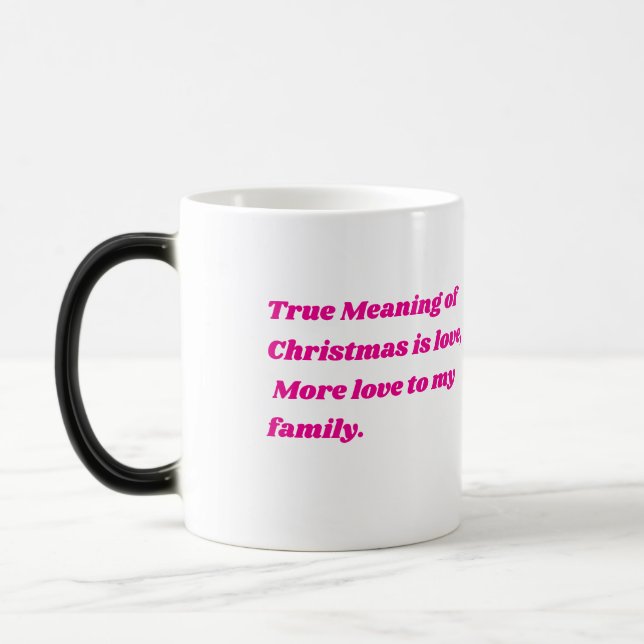 Mug Magic Citation de Noël inspirante (Gauche)