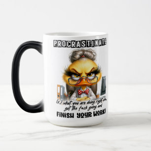 Mug Magic Citation drôle/sarcastique sur la vie de bureau