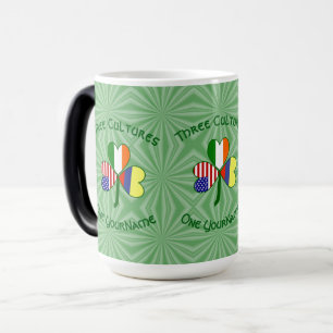 Mug Magic Colombie Irlande États-Unis Trèfle Drapeau Personn
