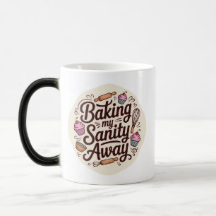 Mug Magic Conception de typographie de citation de pâtisseri