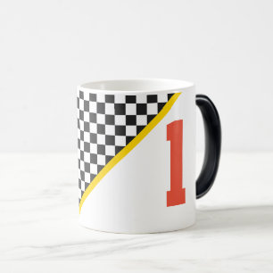 Mug Magic Couleurs de l'équipe sportive Numéro de tableau no