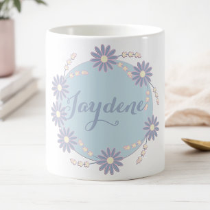 Mug Magic Couronne de pâquerettes bleu pastel