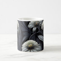 Créez vos propres fleurs noires et blanches