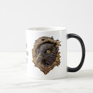 Mug Magic Créez votre propre corbeau en bois sculpté 3D Faux