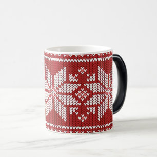Mug Magic Créez votre propre Motif de Noël rouge