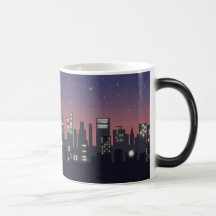 Créez votre propre ville au coucher du soleil de n