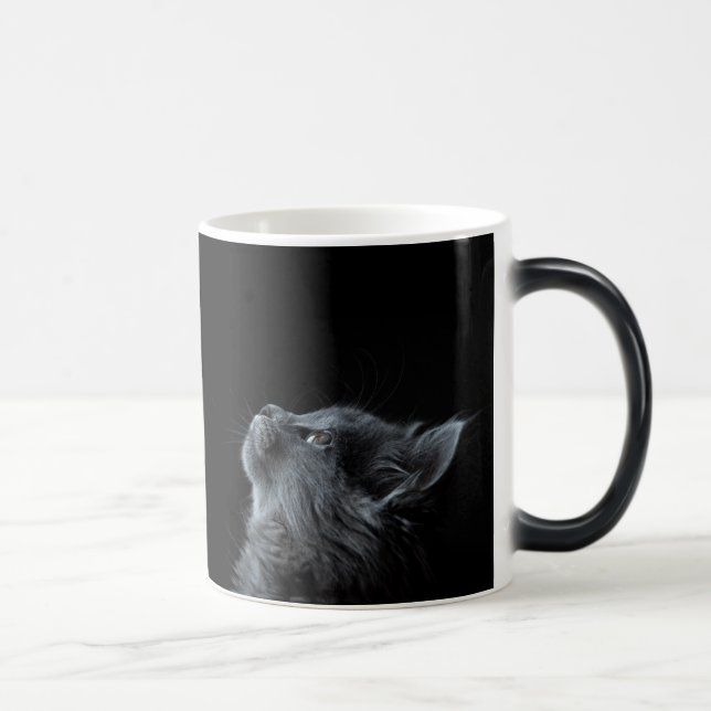 Mug Magic Curieux Kitten Noir (Droite)