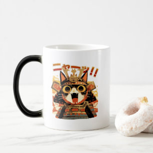 Mug Magic Cute Samurai Chat en Armure