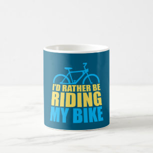 Mug Magic Cyclisme J'aimerais Mieux Faire Du Vélo