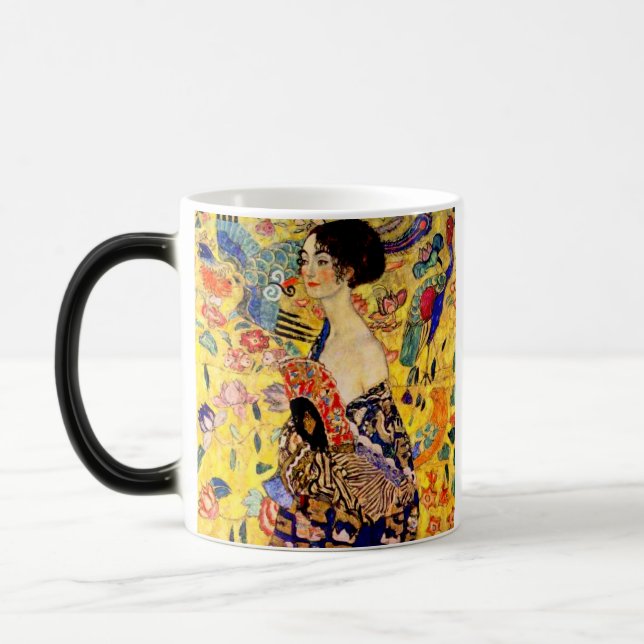 Mug Magic Dame Gustav Klimt avec ventilateur (Gauche)