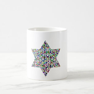Mug Magic David Star fait de pierres précieuses dans toutes