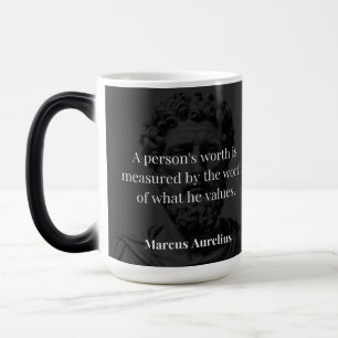 Mug Magic Définir une valeur : Marcus Aurelius sur les valeu