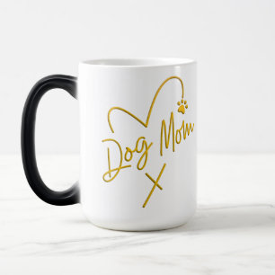 MUG MAGIC DOG MOM, COEUR D'OR