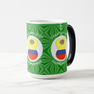 Mug Magic Drapeau de Noël de l'Abuela colombienne Angel Pers
