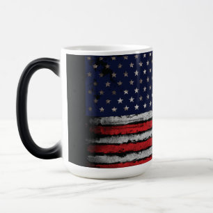 Mug Magic Drapeau Grunge U.S.A