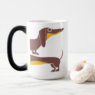 Mug Magic Drôle mignon dachshund pour parent chien long
