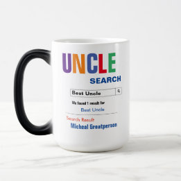 Mug Magic Drôle personnalisé meilleur cadeau Oncle