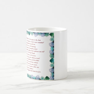 Mug Magic Écriture, Psaume 11, Verse de la Bible,