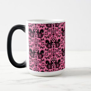 Mug Magic Écureuil nordique Scandinave Folk Art Latte Mu