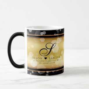 Mug Magic Élégant 50e anniversaire de Mariage d'or