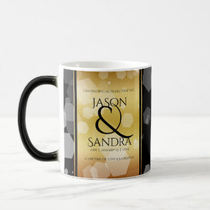 Mug Magic Élégant 50e anniversaire de Mariage d'or