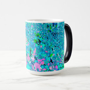 Mug Magic Élégant Limelight rose et bleu Hydrangea